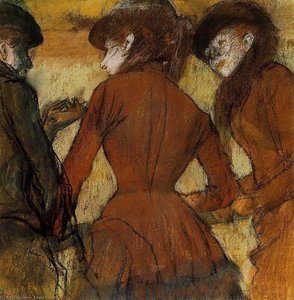 Tri Ženy Na Závodiskoch — Hilaire-germain-edgar Degas