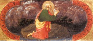 Johannes Auf Patmos (quarate Predella) — Paolo Uccello