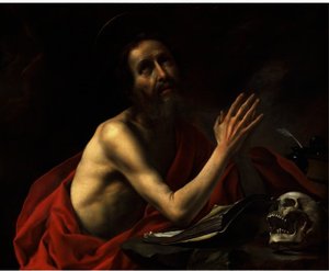 Saint Jerome In Prayer — Carlo Dolci