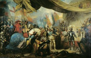 Edward, The Black Prince, Receiving King John Of France After The Battle Of Poitiers — Benjamin West