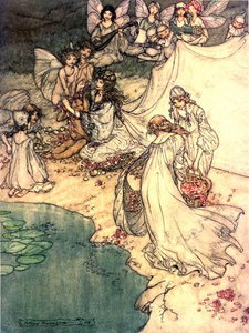 So Sweet A Changling — Arthur Rackham