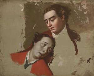 La Morte Del Generale Wolfe A Québec, 1759 (studio) — George Romney