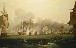 The Battle Of Trafalgar, 21 October 1805 — Samuel Drummond
