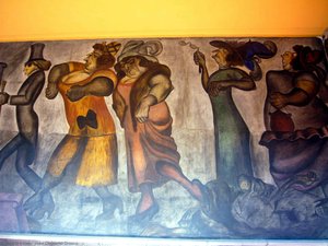 The Rich People (detail) — José Clemente Orozco