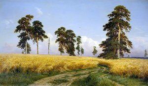 A Rye Field — Ivan Ivanovich Shishkin