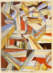 Transparentně Perspektivní Gefugt — Paul Klee