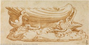 Design For A Saltcellar — Giulio Romano