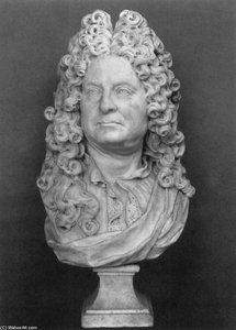 Bust Of Antoine Coypel — Antoine Coysevox