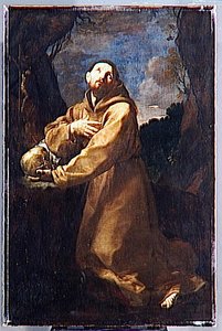 Saint Francois En Meditation, Ou Saint Francois En Extase — Reni Guido (le Guide)