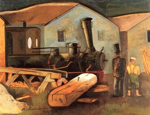Locomotive — Felix Nussbaum