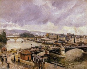 Mostvýrazný Most Boieldieuu — Camille Pissarro