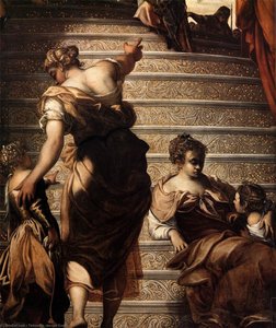 The Presentation Of The Virgin (detail) — Jacopo Tintoretto