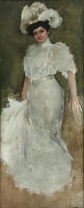 Portrait Of Julia Fons — Ramon Casas I Carbó