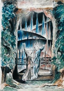 Dante E Virgilio Ai Cancelli Dell'inferno — William Blake