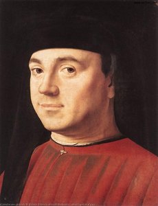 Messina Portrait Of A Man - — Antonello Di Giovanni Di Antonio (antonello Da Messina)