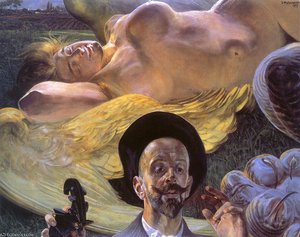 Moment Of Creating Dreaming Harpy — Jacek Malczewski
