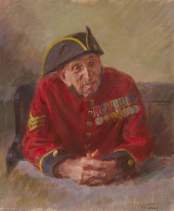 Chelsea Pensioners Frank Chambers, Bem, Royal Fusilers — June Mendoza