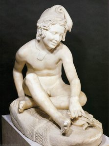 Neapolitan Fisherboy Playing With A Tortoise — François Rude