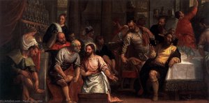 Cristo Lavando Los Pies De Los Discípulos — Paolo Veronese