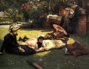 In The Sunshine — Jacques Joseph Tissot
