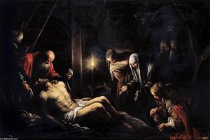 Lamentation Over The Dead Christ — Francesco Bassano The Younger