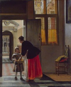A Boy Bringing Bread — Pieter De Hooch