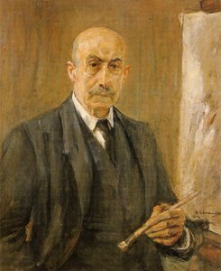 Self-portrait With Palette — Max Liebermann