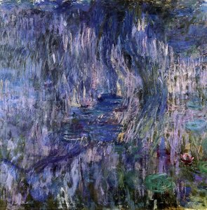 Water-lilies, Reflection Of A Weeping Willow — Claude Monet