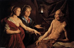 Sarah Leading Hagar To Abraham — Matthias Stom