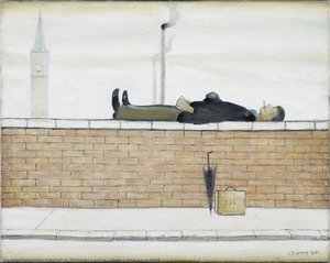 El Hombre Acostado En La Pared — Laurence Stephen Lowry