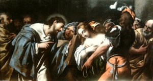 Christ And The Adulteress — Detto Pietro Della Vecchia Pietro Muttoni