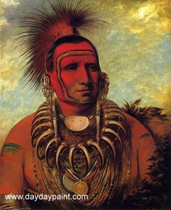 Piccolo Lupo, Un Guerriero Famoso — George Catlin