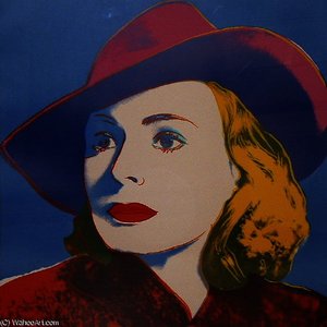 Ingrid Bergman Koos Mütsi — Andy Warhol