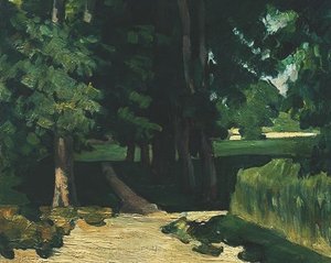 El Paseo Del Jas De Bouffan — Paul Cézanne