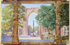 Żelazna Kolumna Delhi Starszego Świata — Marianne North