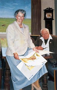 Susan Mitchell, Treasurer (1996–2002) And Her Husband John — Peter Douglas Edwards