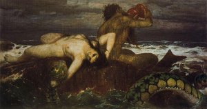 Triton Et Néréide — Arnold Böcklin