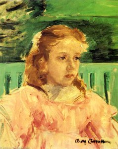 Studie Für Augusta Beim Vorlesen Für Ihre Tochter — Mary Stevenson Cassatt
