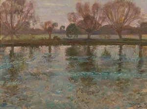 Der Stour Bei Dedham — Sir Alfred James Munnings