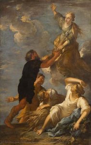 Astraea Leaves The Earth — Salvator Rosa