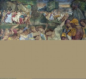 View Of The Frescoes In The Chapel Of San Brizio — Luca Signorelli