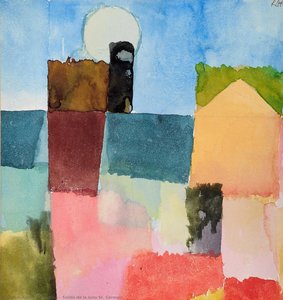 Salida De La Luna St. Germain - Mondaufgang (st. Germain) — Paul Klee