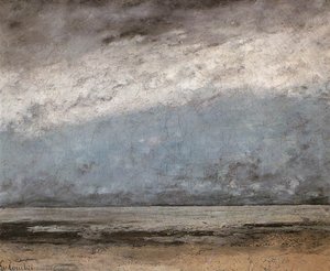 Strand Bei Trouville — Gustave Courbet