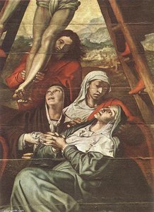 Descent From The Cross (detail) — Pedro De Campaña