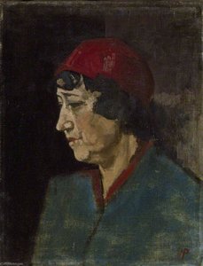 Woman In A Red Hat — Viktor Pasmor