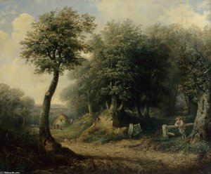 Wooded Landscape — Alexander Nasmyth