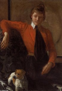 Portrait Of Madeleine Daughter Of General Chardonne — Jacques-émile Blanche