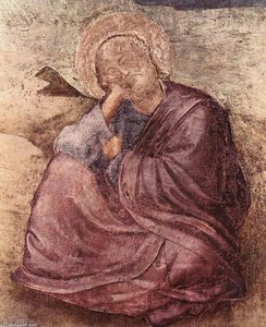 Scenele Din Viața Sfântului Ioan Evanghelist: 1. Ioan Pe Patmos (detalii) — Giotto Di Bondone