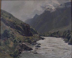 La Romanche À Livet — Ernest Victor Hareux