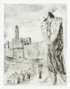 Re Davide (ii Samuele, Vi, 4 5) — Marc Chagall